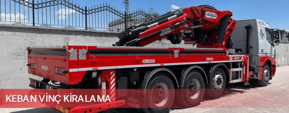 Keban İlçemi Vinç Kiralama